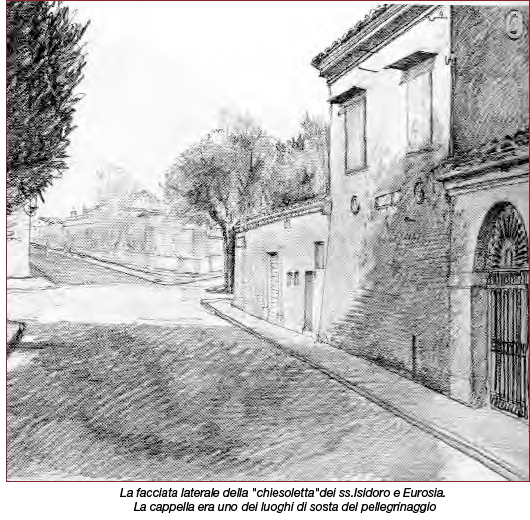 La facciata laterale della 