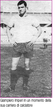 Giampiero Imperi in un momento della sua carriera di calciatore