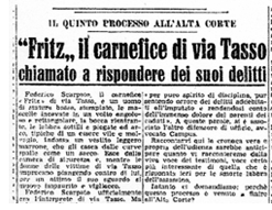 Fritz il carnefice di via tasso