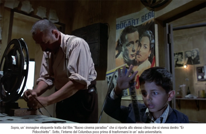 sala Columbus alla Garbatella