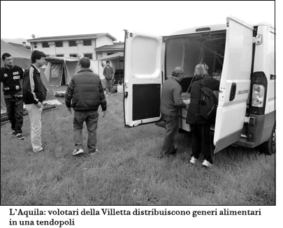 La Garbatella dà una mano ai terremotati d'Abruzzo