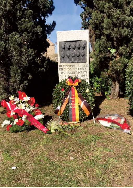 in ricordo delle 10 donne