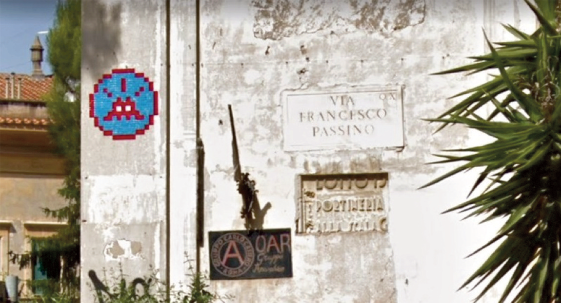 gli alieni alla Garbatella