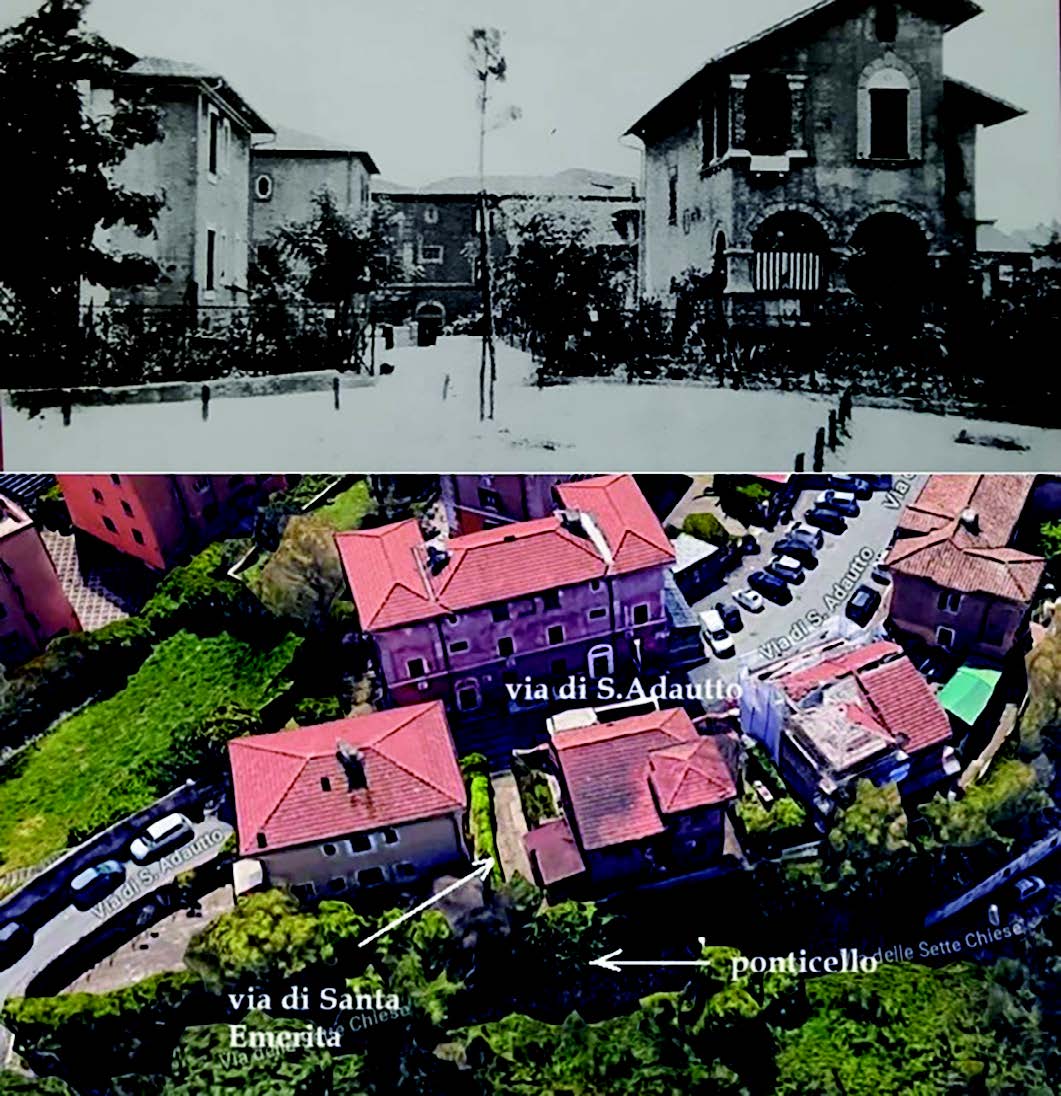 Comparazione 1930 – 2023 - lotto 4, ponticello e, sullo sfondo, lotto 6