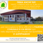 raccolta firme palestra via brogi, 2