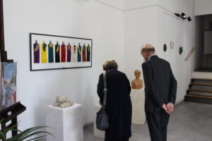 spazio d'arte il giorno dell'inaugurazione