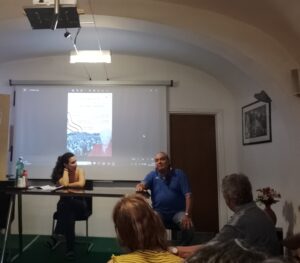 Giorgia e Sandro Natalini al circolo socialista