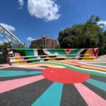 Murale metro Garbatella 25 giugno 2024