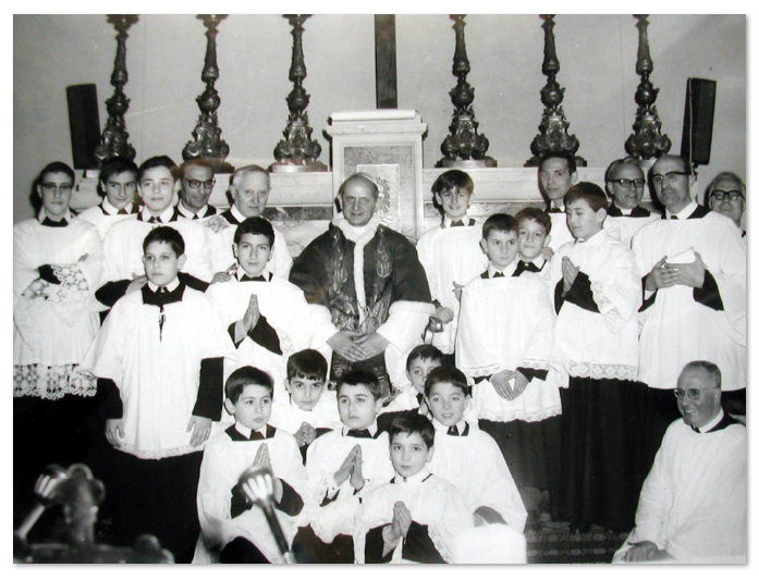 19 febbraio 1967 Paolo V I in visita alla chiesa San Filippo Neri